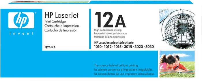 HP Q2612A dufthylki - svart