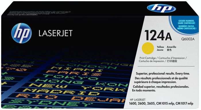 HP 124A dufthylki - Gult