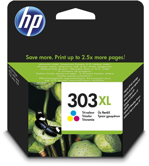 HP 303XL blekhylki - C/Y/M