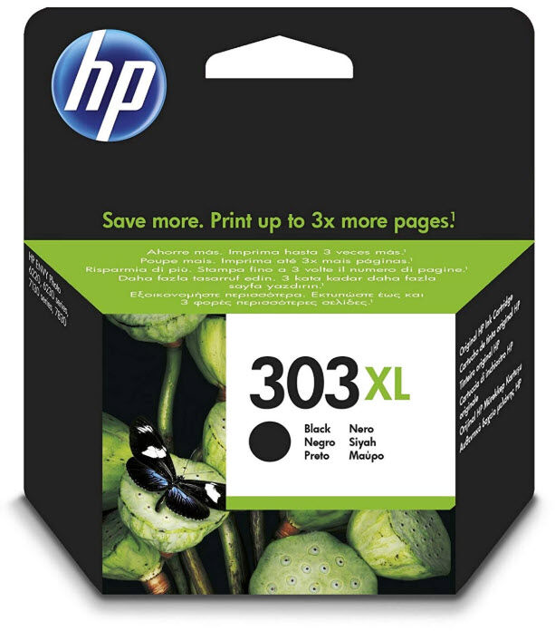HP 303XL blekhylki - Svart
