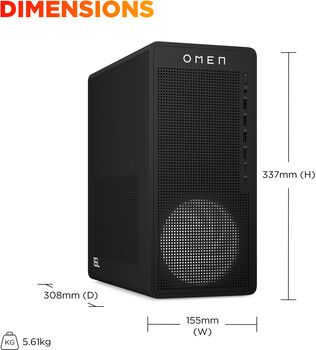 HP Omen 16L R5/16/512GB/3050 leikjaturn