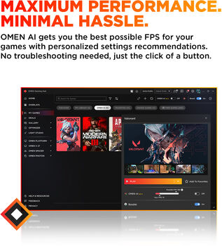 HP Omen16L i5/16/512GB/5060 leikjaturn
