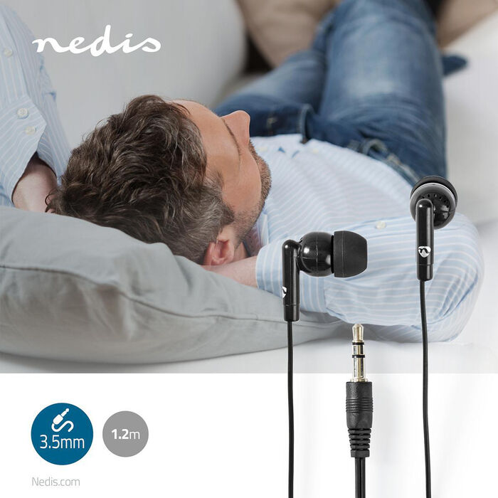 Nedis HPWD1000BK heyrnartól - Svört