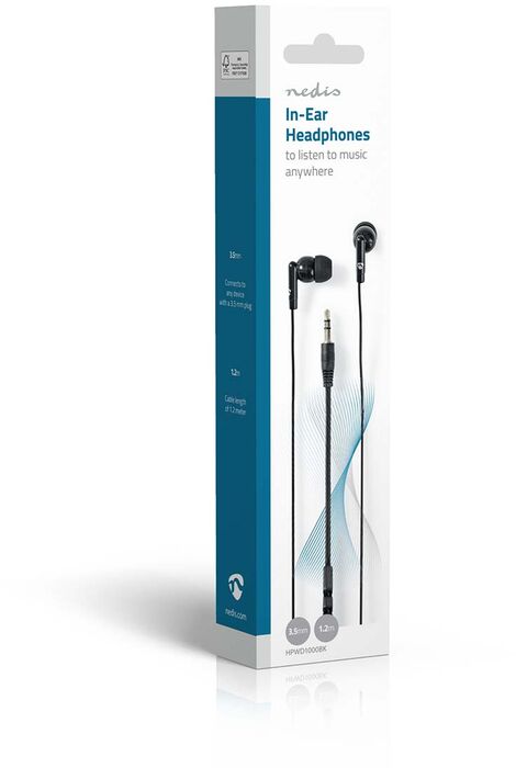 Nedis HPWD1000BK heyrnartól - Svört