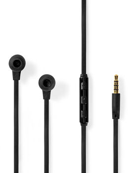 Nedis heyrnartól með snúru - Svört