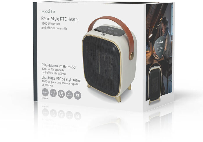 Nedis keramik hitablásari 1200 W - Hvítur
