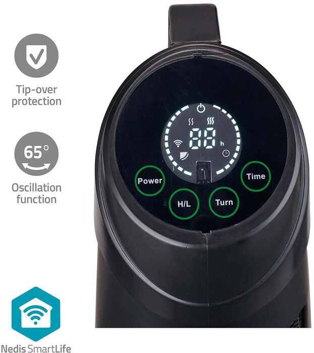 Nedis SmartLife frístandandi svalahitari