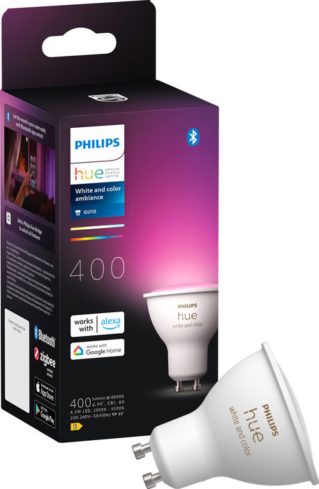 Philips Hue White og Color Ambience snjallpera GU10 