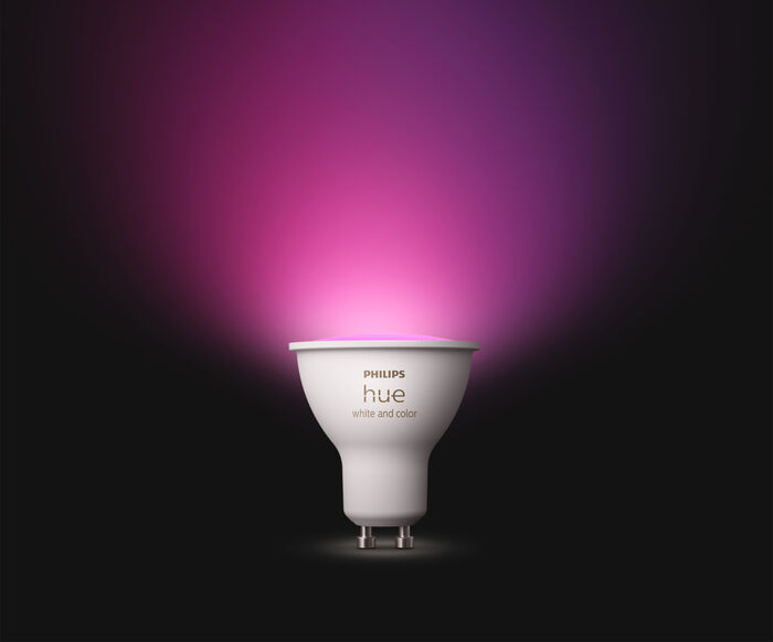 Philips Hue White og Color Ambience snjallpera GU10 