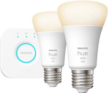 Philips Hue E27 sett (2 perur + Hue tengistöð)