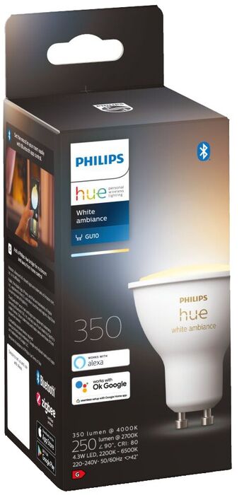 Philips Hue White Ambiance snjallpera GU10