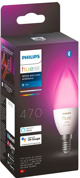 Philips Hue E14 litasnjallpera