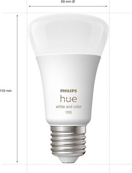 Philips Hue White og Color Ambiance E27 sett (3 perur + Hue tengistöð)
