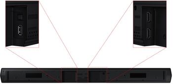 Samsung HW-B560 hljóðstöng með bassaboxi - Svört