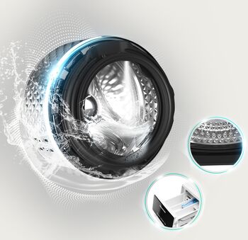 Hisense þvottavél og þurrkari HWD3S1X614