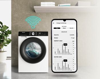 Hisense þvottavél og þurrkari HWD3S1X614