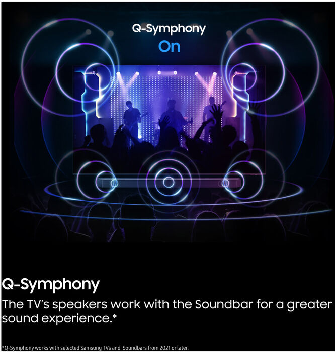 Samsung HW-Q995F hljóðstöng með bassaboxi - Svört