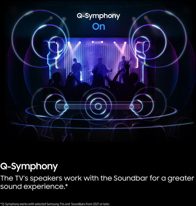 Samsung HW-QS710F hljóðstöng með bassaboxi - Svört