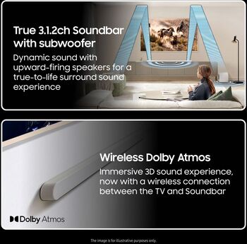 Samsung HW-S811D hljóðstöng með bassaboxi - Hvít