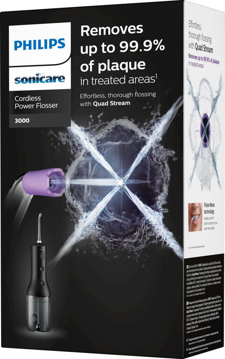 Philips Sonicare 3000 Tannhreinsir þráðlaus - Svartur