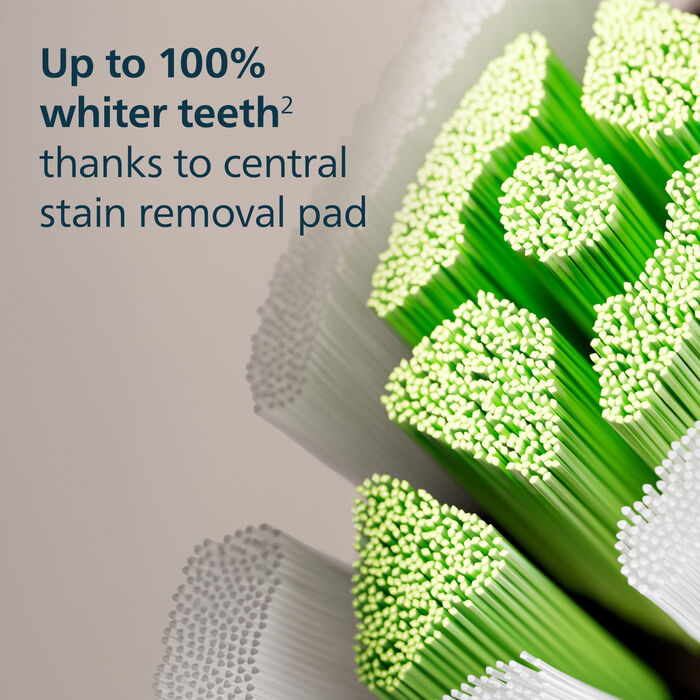 Philips Sonicare W2 Optimal tannburstahausar 4 í pakka - Svartir