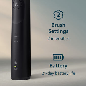 Philips Sonicare Series 5500 rafmagnstannbursti 2 í pakka - Hvítur/Blár