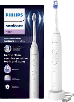 Philips Sonicare Series 6100 rafmagnstannbursti - Hvítur