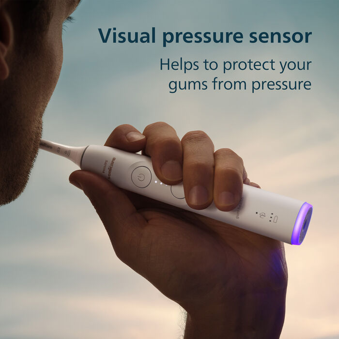 Philips Sonicare Series 7100 rafmagnstannbursti 2 í pakka - Hvítur/Svartur