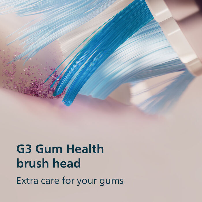 Philips Sonicare Series 7100 rafmagnstannbursti 2 í pakka - Hvítur/Svartur