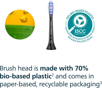 Philips Sonicare G3 Premium tannburstahausar 4 í pakka - Svartir