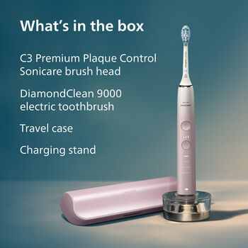 Philips Sonicare DiamondClean 9000 rafmagnstannbursti - Bleikur