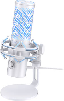 HyperX Quadcast 2 hljóðnemi - Hvítur