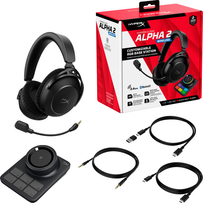 HyperX Cloud Alpha 2 þráðlaus leikjaheyrnartól