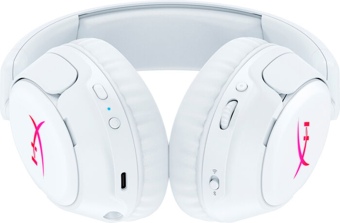 HyperX Cloud Flight 2 þráðlaus leikjaheyrnartól - Hvít