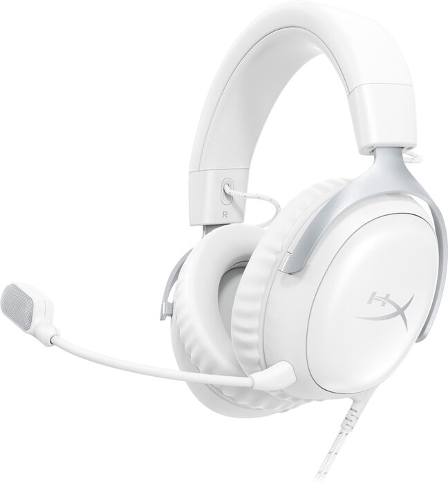 HyperX Cloud III leikjaheyrnartól - Hvít