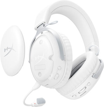 HyperX Cloud III S þráðlaus leikjaheyrnartól - Hvít