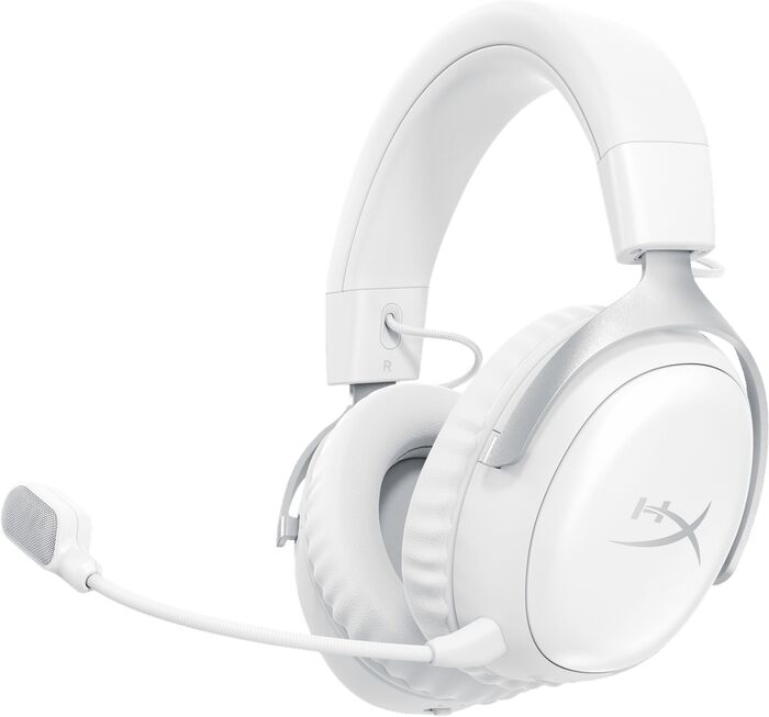 HyperX Cloud III S þráðlaus leikjaheyrnartól - Hvít