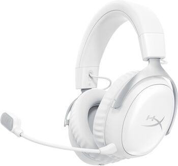 HyperX Cloud III S þráðlaus leikjaheyrnartól - Hvít
