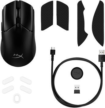 HyperX Pulsefire Haste 2 þráðlaus leikjamús - Svört 
