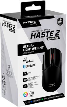 HyperX Pulsefire Haste 2 þráðlaus leikjamús - Svört 