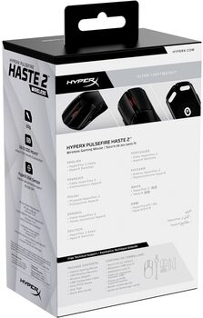 HyperX Pulsefire Haste 2 þráðlaus leikjamús - Svört 
