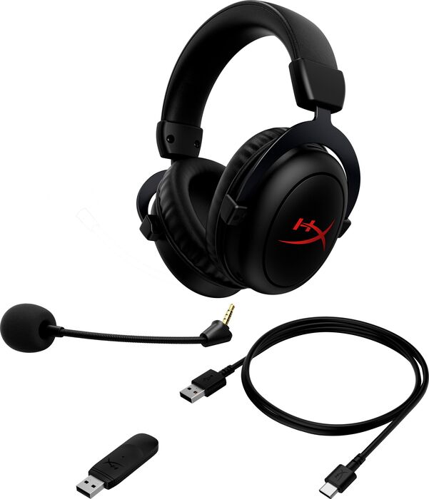 HyperX Cloud II Core þráðlaus leikjaheyrnartól - Svört
