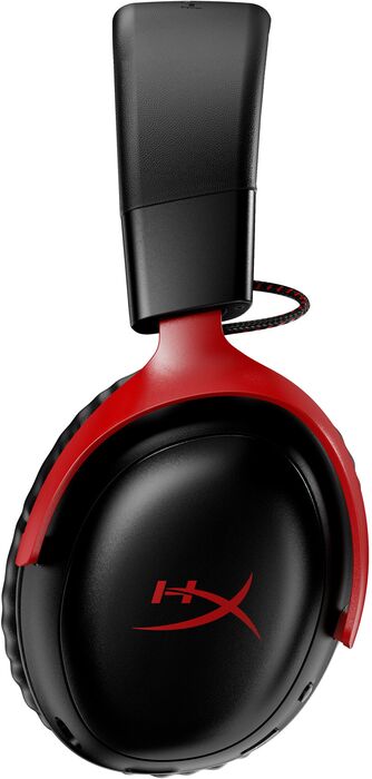 HyperX Cloud III þráðlaus leikjaheyrnartól - Svört/Rauð 