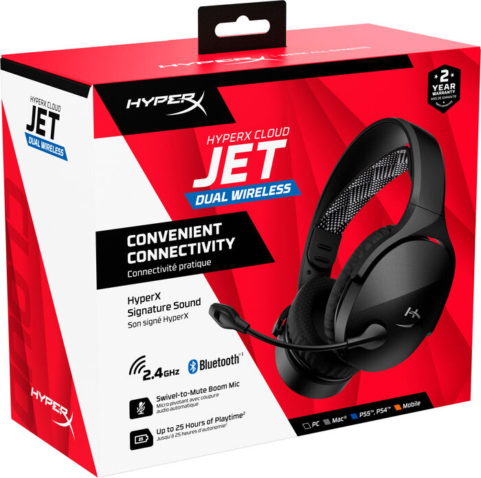HyperX Cloud Jet leikjaheyrnartól - Svört