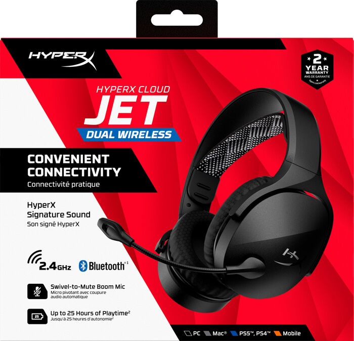HyperX Cloud Jet leikjaheyrnartól - Svört