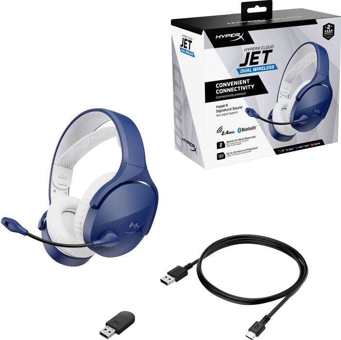HyperX Cloud Jet leikjaheyrnartól - Blá