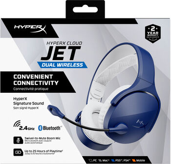 HyperX Cloud Jet leikjaheyrnartól - Blá