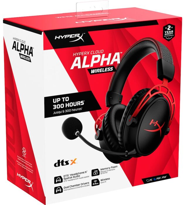 HyperX Cloud Alpha þráðlaus leikjaheyrnartól