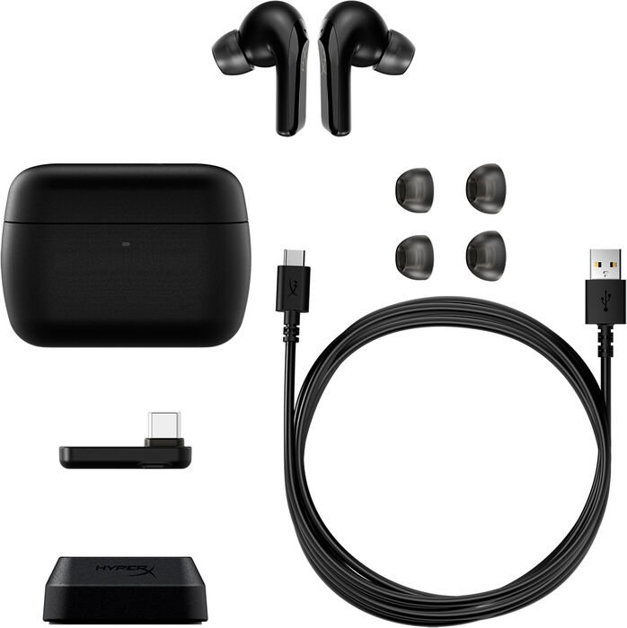 HyperX Cloud MIX Buds 2 þráðlaus leikjaheyrnartól - Svört