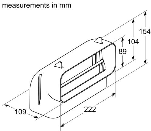 Siemens B3 útblásturs beygja